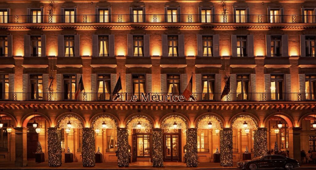 Le Meurice captures the quiet magic of Paris at Christmas.
