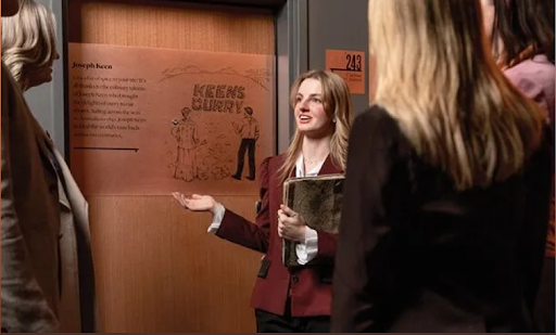 On the doors of the luxurious rooms, you’ll find the stories of people who shaped the city of Hobart.