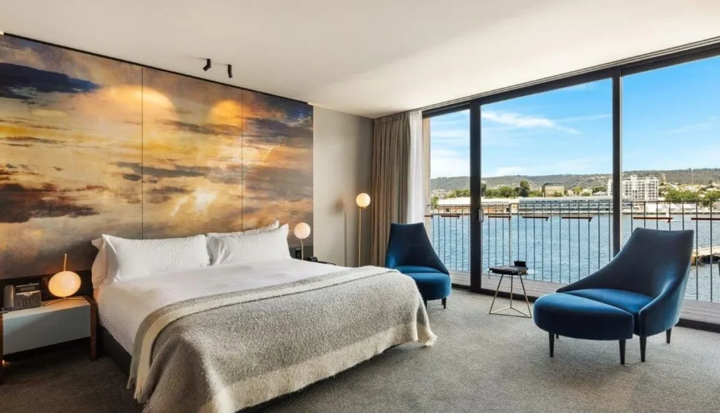 On the doors of the luxurious rooms, you’ll find the stories of people who shaped the city of Hobart.