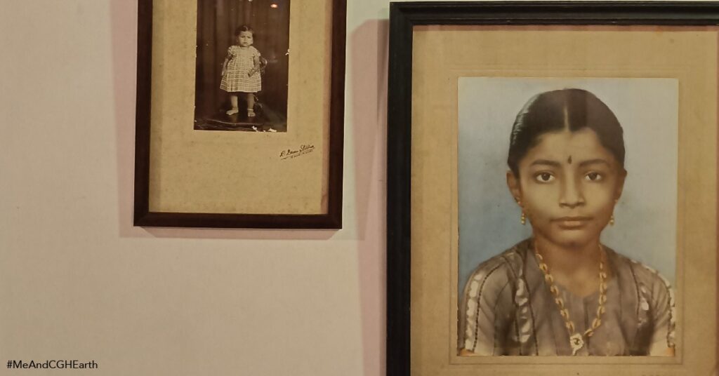 Visalam’s corridors are still adorned with pictures commissioned by Visalakshi’s doting father. Photo by CGH Earth
