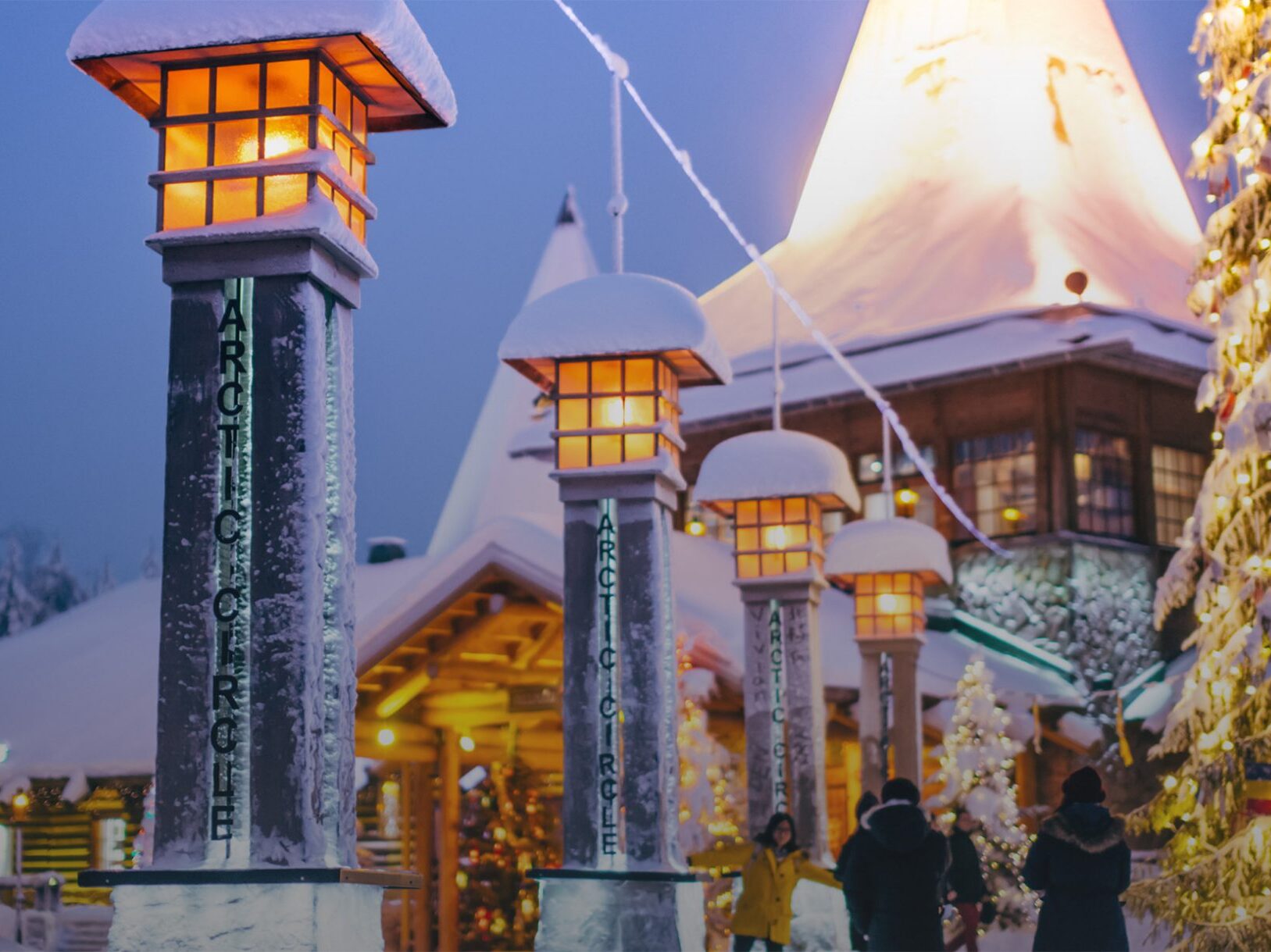  Cross the Arctic Circle in Santa Claus village and visit Santa any day of the year! Photo courtesy: santaclausvillage